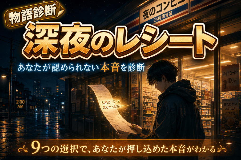 深夜のレシート診断